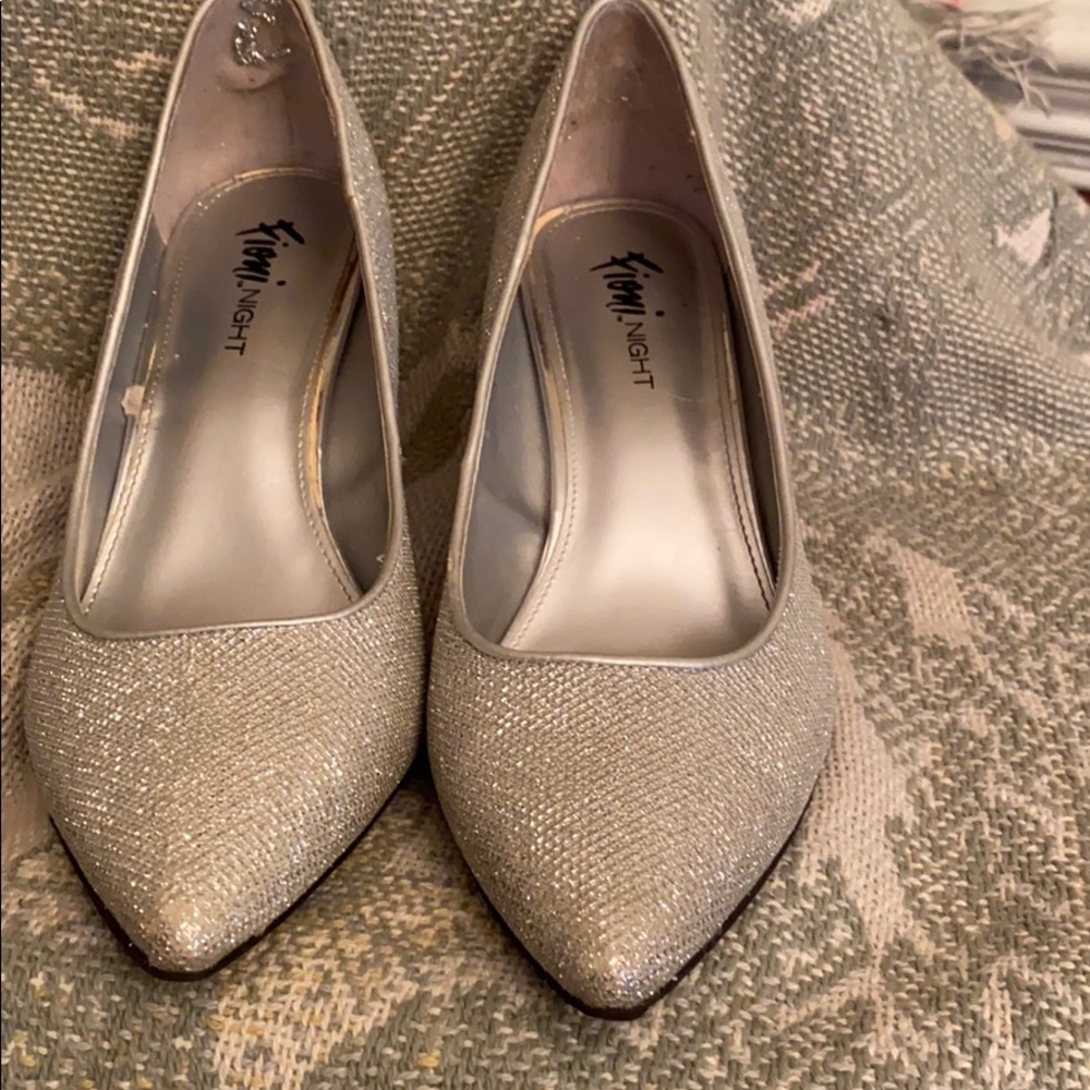 Silver heels